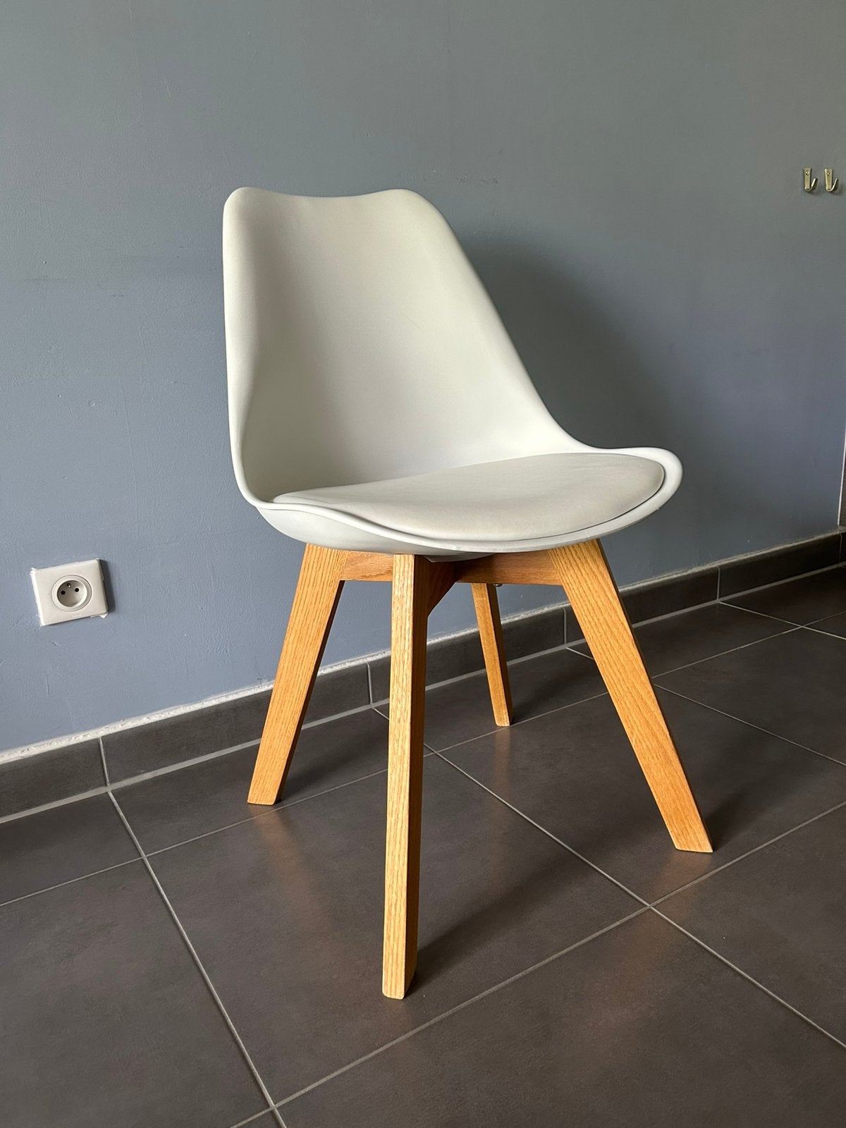 Chaise ice Maison du Monde, Maison & Meubles, Chaises, Enlèvement, Comme neuf, Blanc, Une