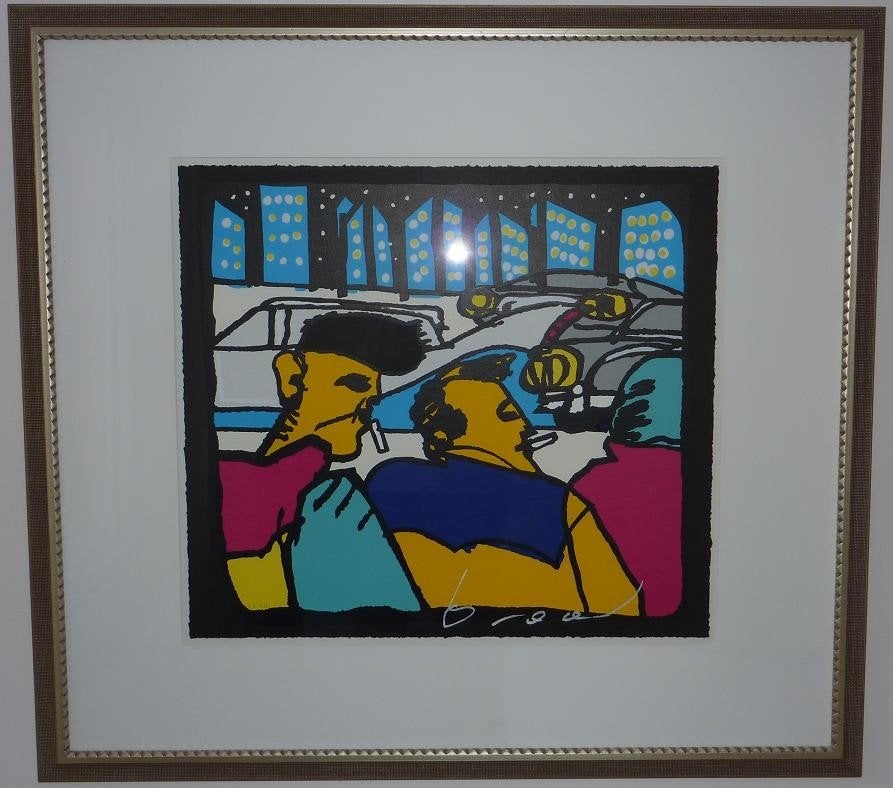 Herman Brood zeefdruk Street life/The City, Antiek en Kunst, Kunst | Litho's en Zeefdrukken, Ophalen