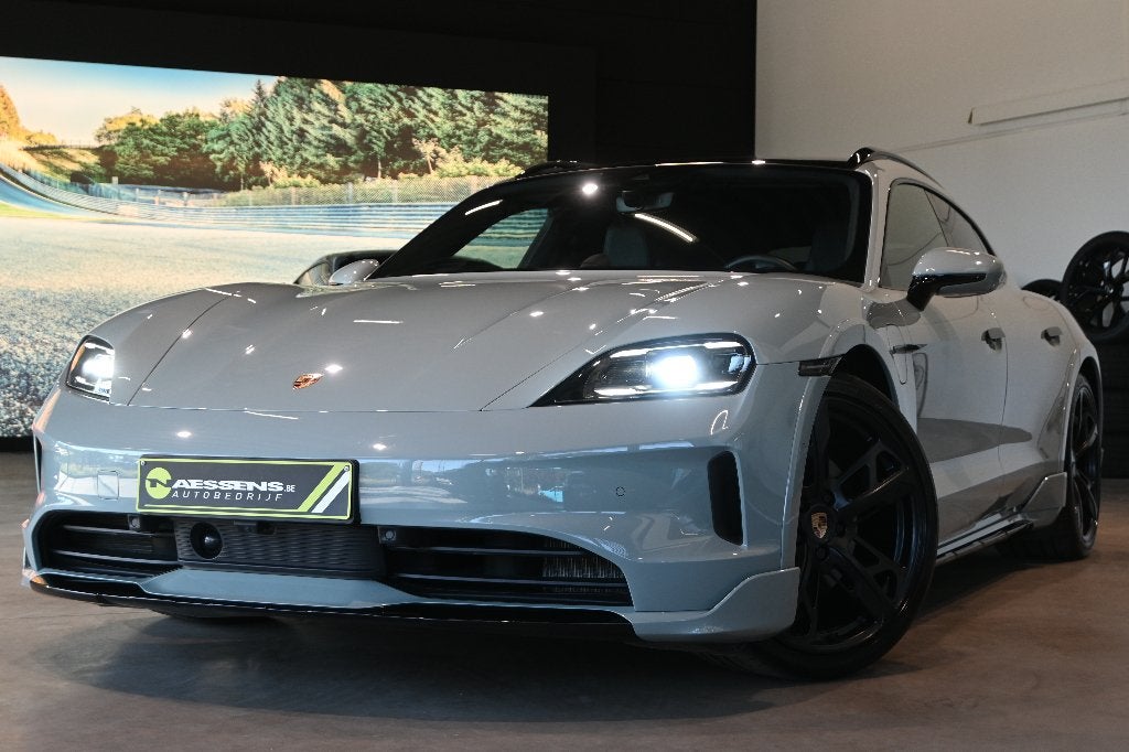 Porsche Taycan 4 Cross Turismo *PANO/BOSE/360/PASM/CHRONO*, Auto's, Automaat, Blauw, Leder, Te koop
