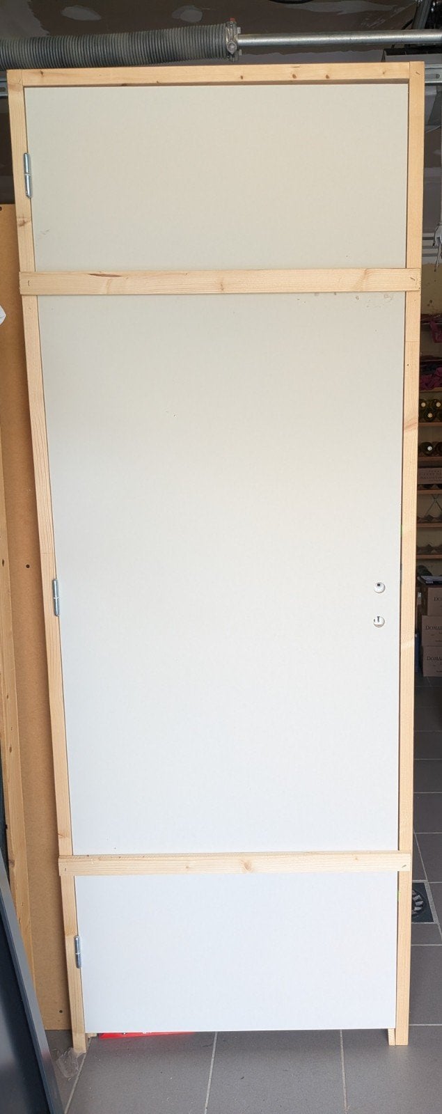 Porte avec chambranle 73-79 cm, Bricolage & Construction, Enlèvement, Bois