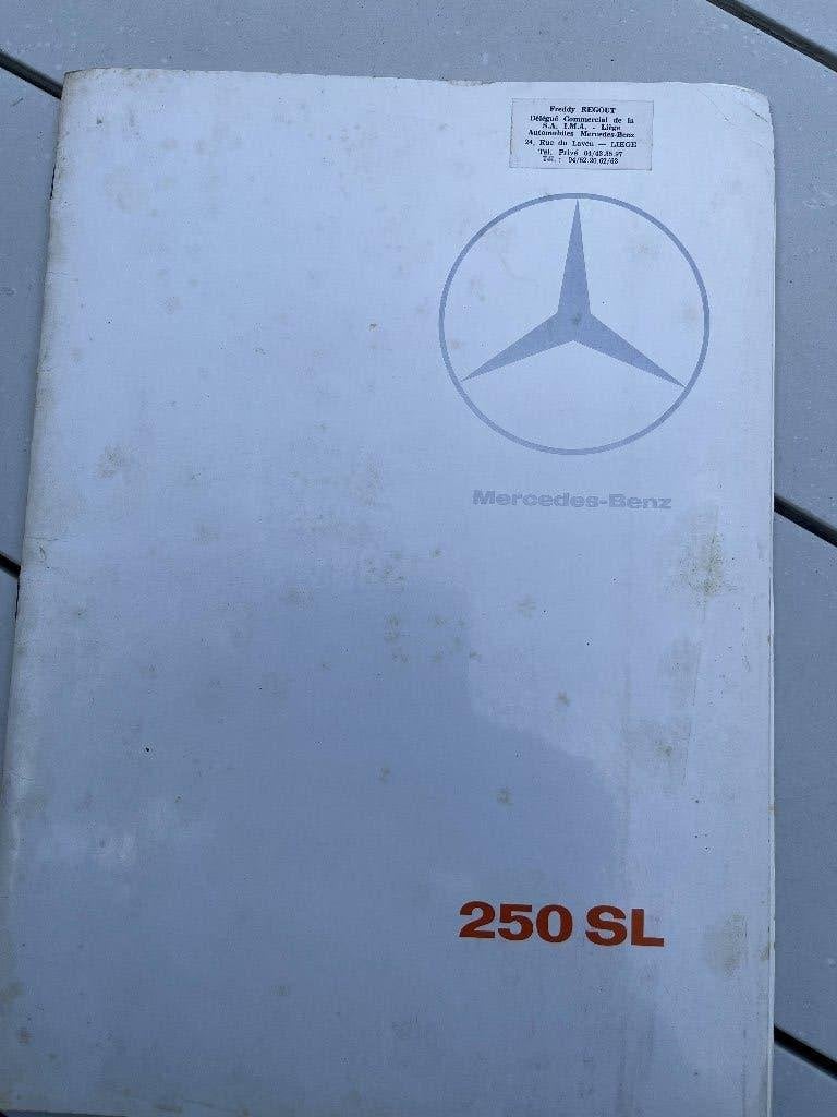 Mercedes 250 SL, Boeken, Ophalen, Gelezen, Mercedes