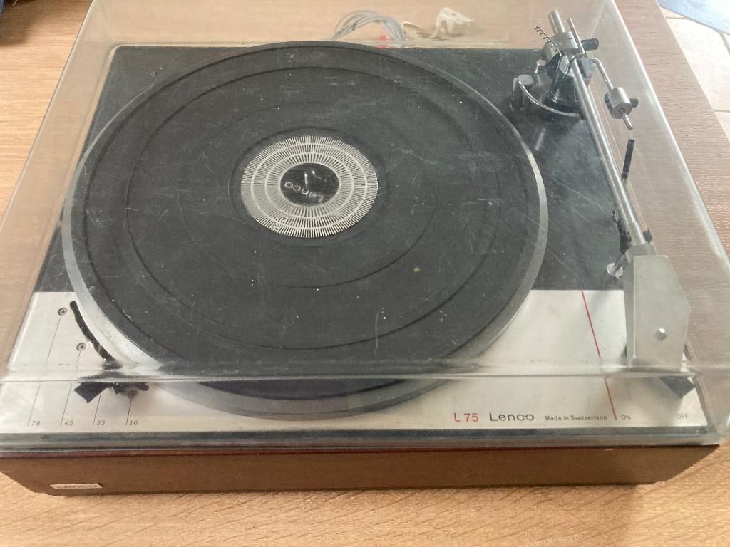 Platine Lenco L75, TV, Hi-fi & Vidéo, Tourne-disques, Enlèvement, Reconditionné, Tourne-disque