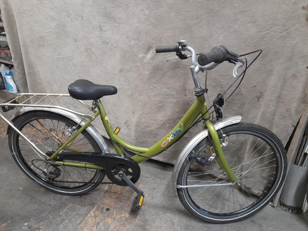 24 inch Oxky meisjesfiets, Fietsen en Brommers, Ophalen, Velgrem, Versnellingen, Gebruikt