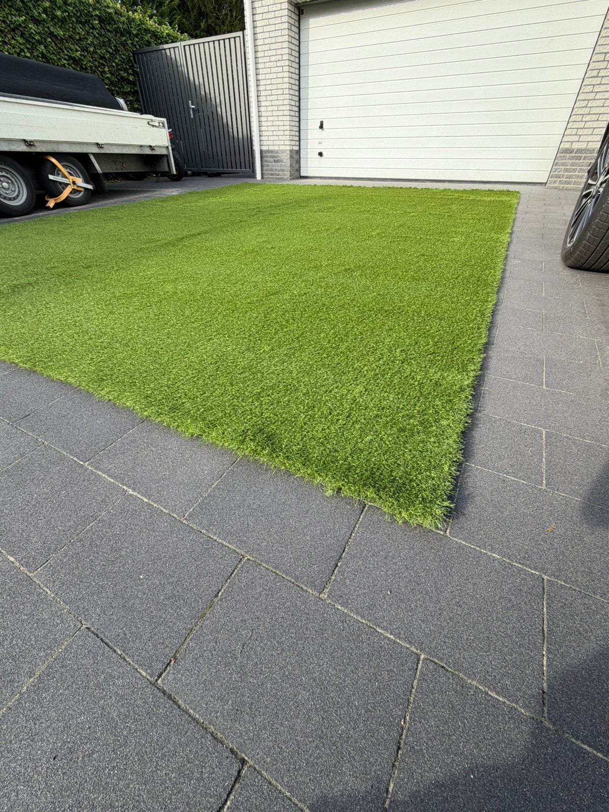 Prachtig zacht gras 45mm hoog 4x4,6 nieuw!, Tuin en Terras, Ophalen, Nieuw, 10 tot 20 m², Kunstgras