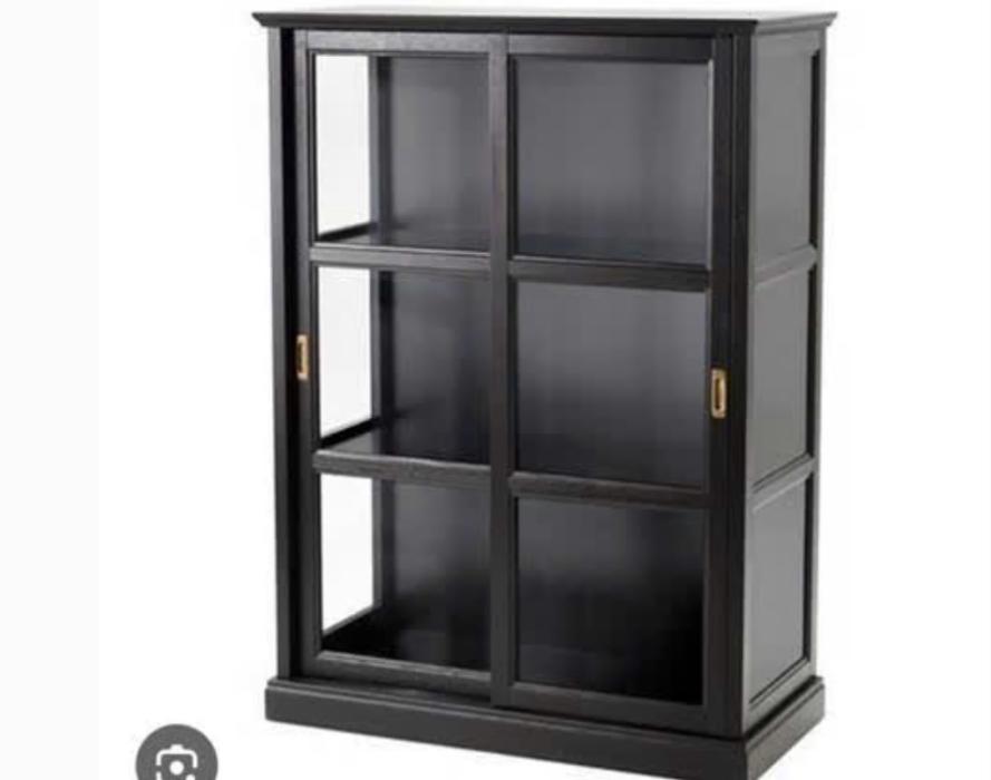 Malsjö vitrine kasten te koop, Maison & Meubles, Armoires | Vitrines, Comme neuf, Enlèvement