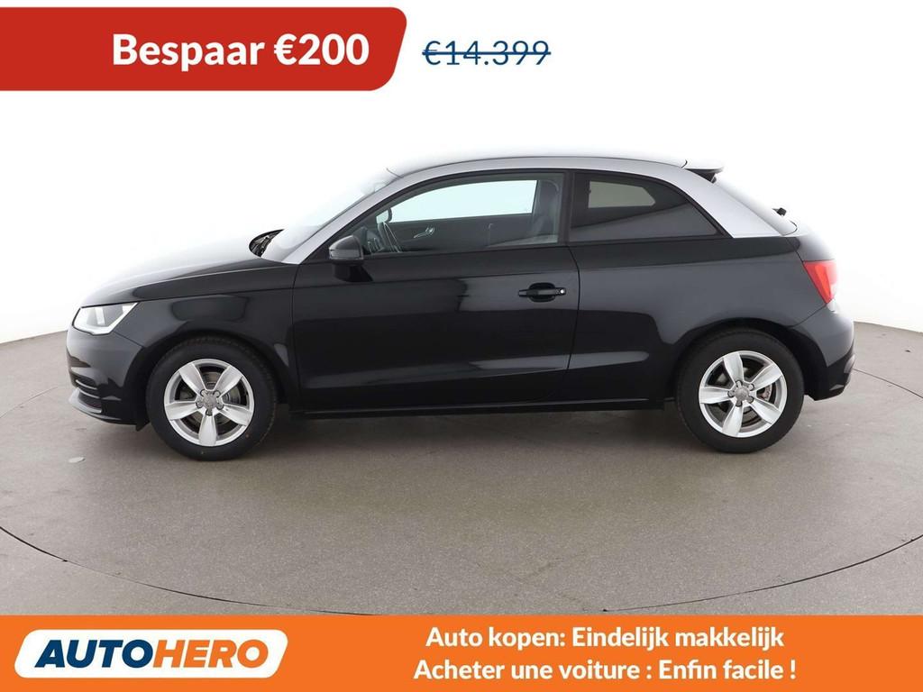 Audi A1 1.0 TFSI (bj 2017), Auto's, Voorwielaandrijving, 4 zetels, Stof, Zwart