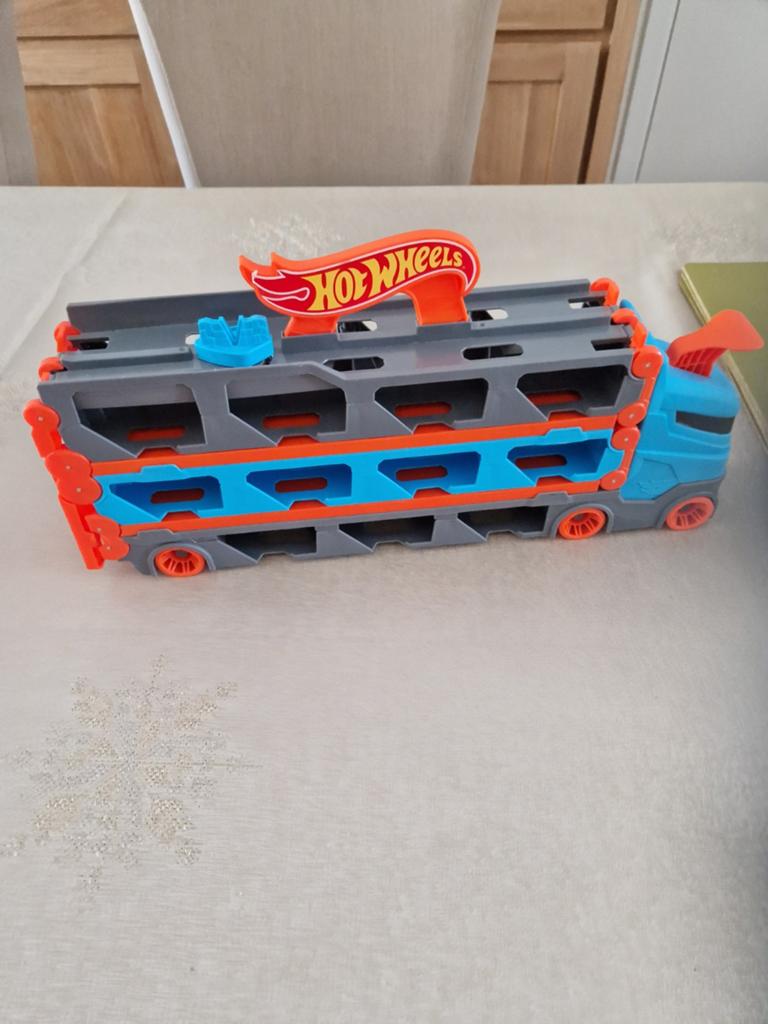 Hotwheels, uitschuifbare transportwagen, Ophalen