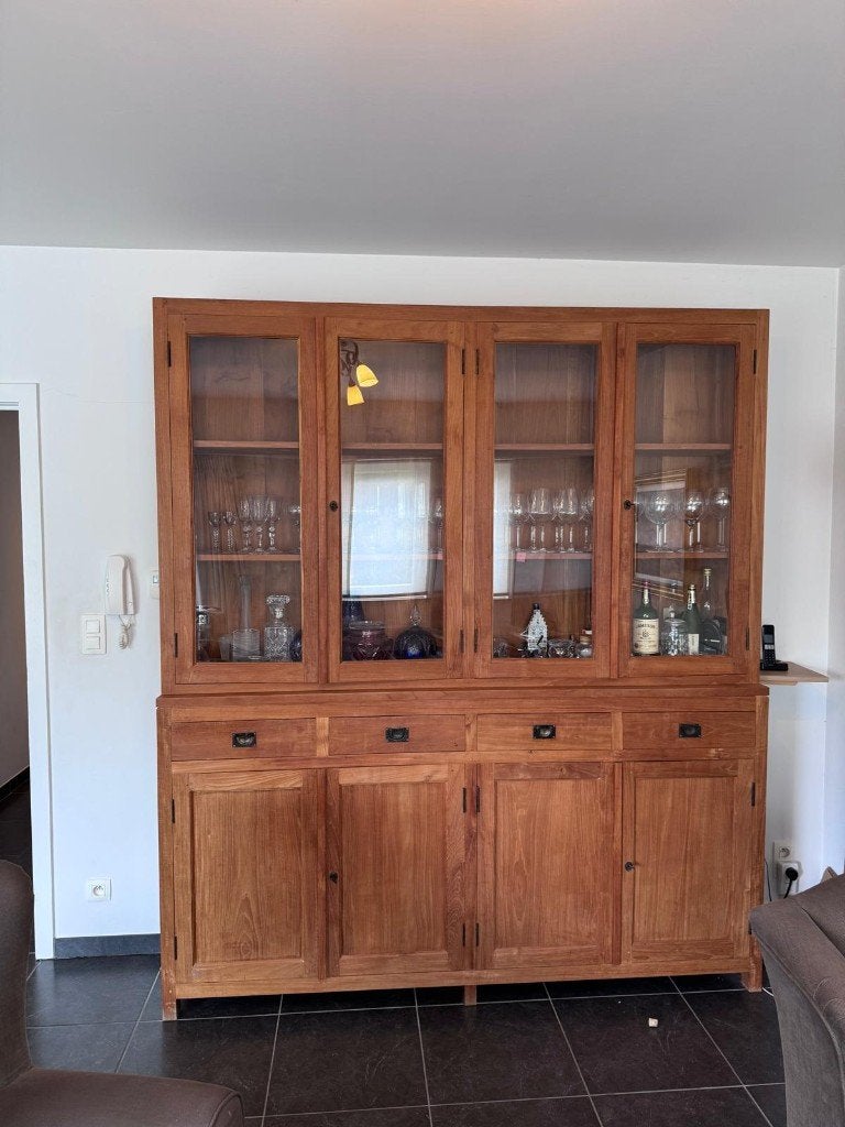 Teak Buffetkast, Huis en Inrichting, Ophalen, Gebruikt, 200 cm of meer, Teakhout