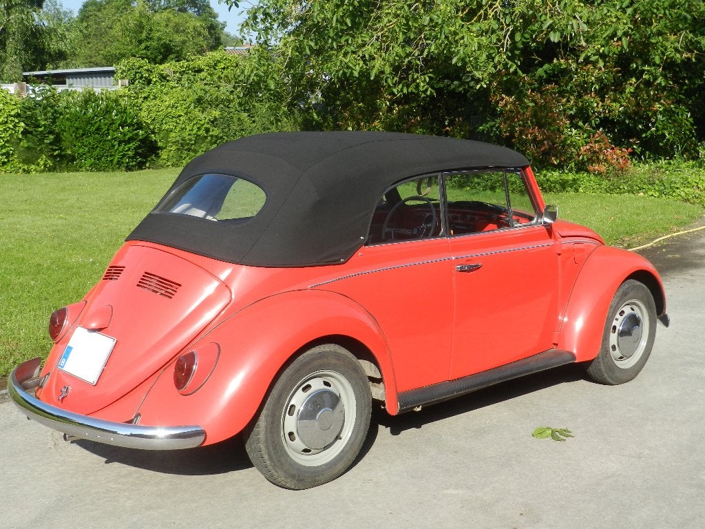 Volkswagen Kever, Auto's, Oldtimers, Achterwielaandrijving, Zwart, Cabriolet, Volkswagen