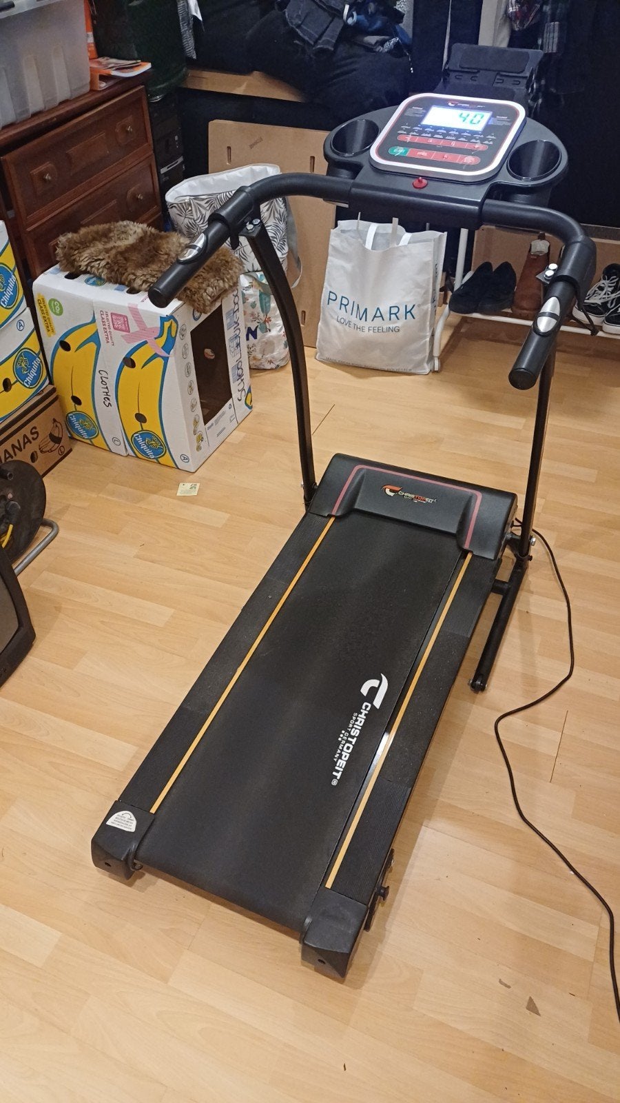 Christopeit CS200 elektrische loopband, Ophalen, Gebruikt, Loopband