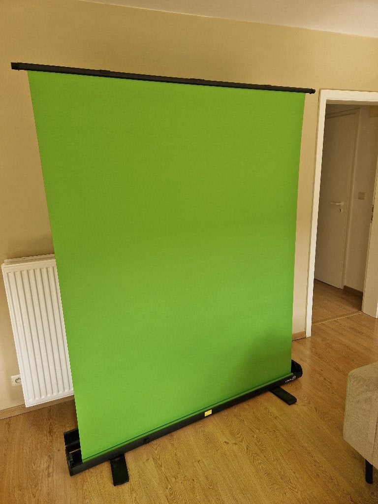 Elgato opvouwbaar Green Key scherm, Ophalen, Opvouwbaar, Zo goed als nieuw, Elgato