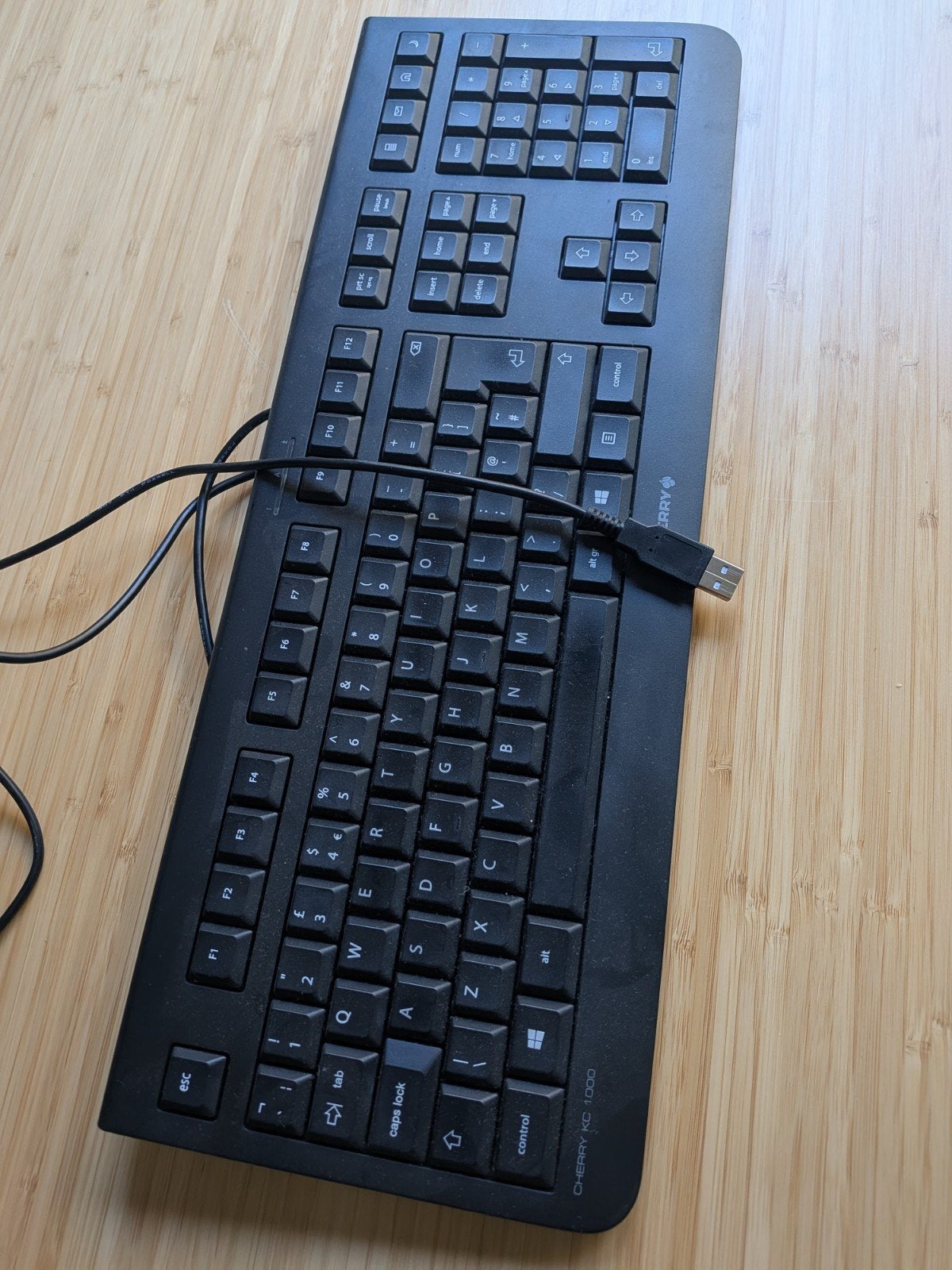 English Keyboard, Computers en Software, Ophalen, Qwerty, Gebruikt, Cherry