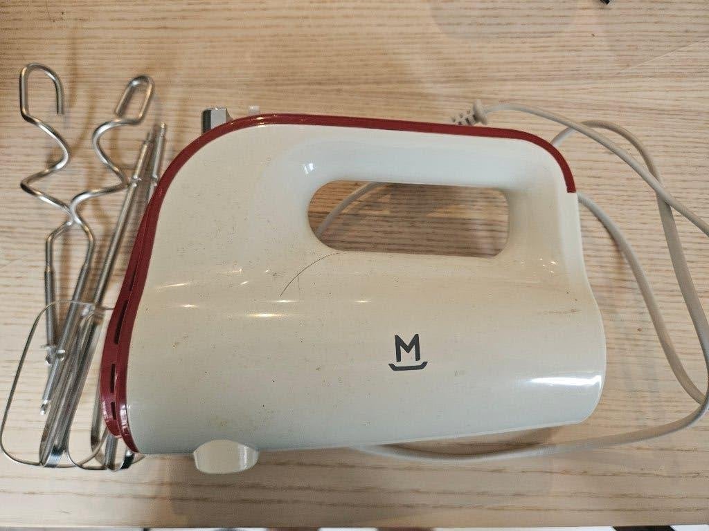Mixeur batteur électrique à main, Electroménager, Enlèvement, Comme neuf, 3 vitesses ou plus
