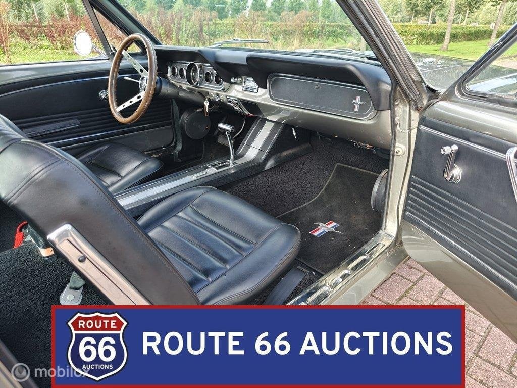 Ford Mustang Fastback C-Code | 1966 | Route 66 Auctions, Achat, Entreprise, Boîte manuelle, Autre carrosserie