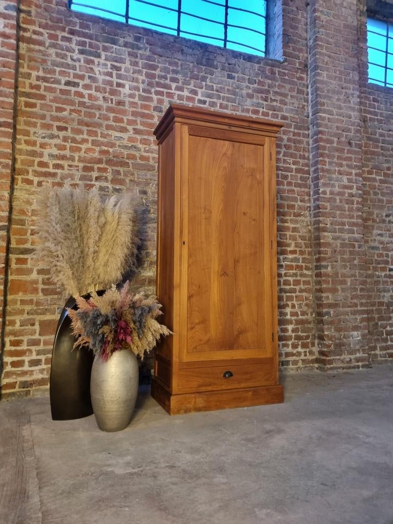Armoire d'entrée/penderie en teck LIVRAISON GRATUITE, Teck, 25 à 50 cm, Avec tablette(s), Indo