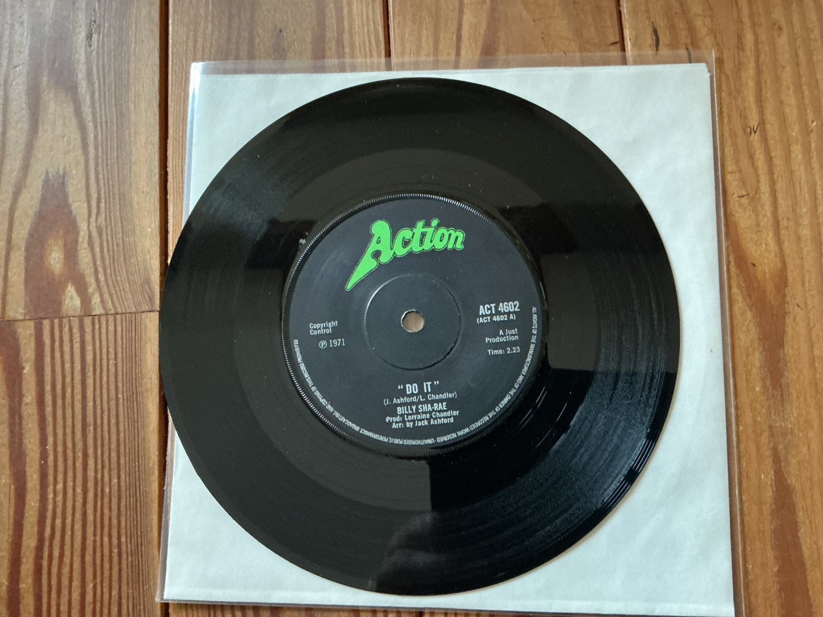 7” Billy Sha-Rae - do it, Ophalen of Verzenden, Gebruikt