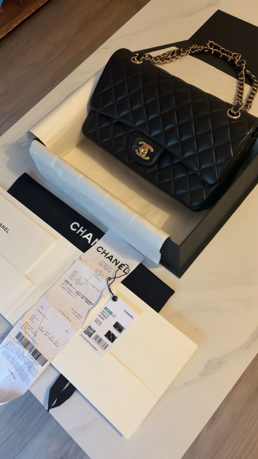 Chanel Timeless 11.12, Enlèvement ou Envoi, Comme neuf, Cuir