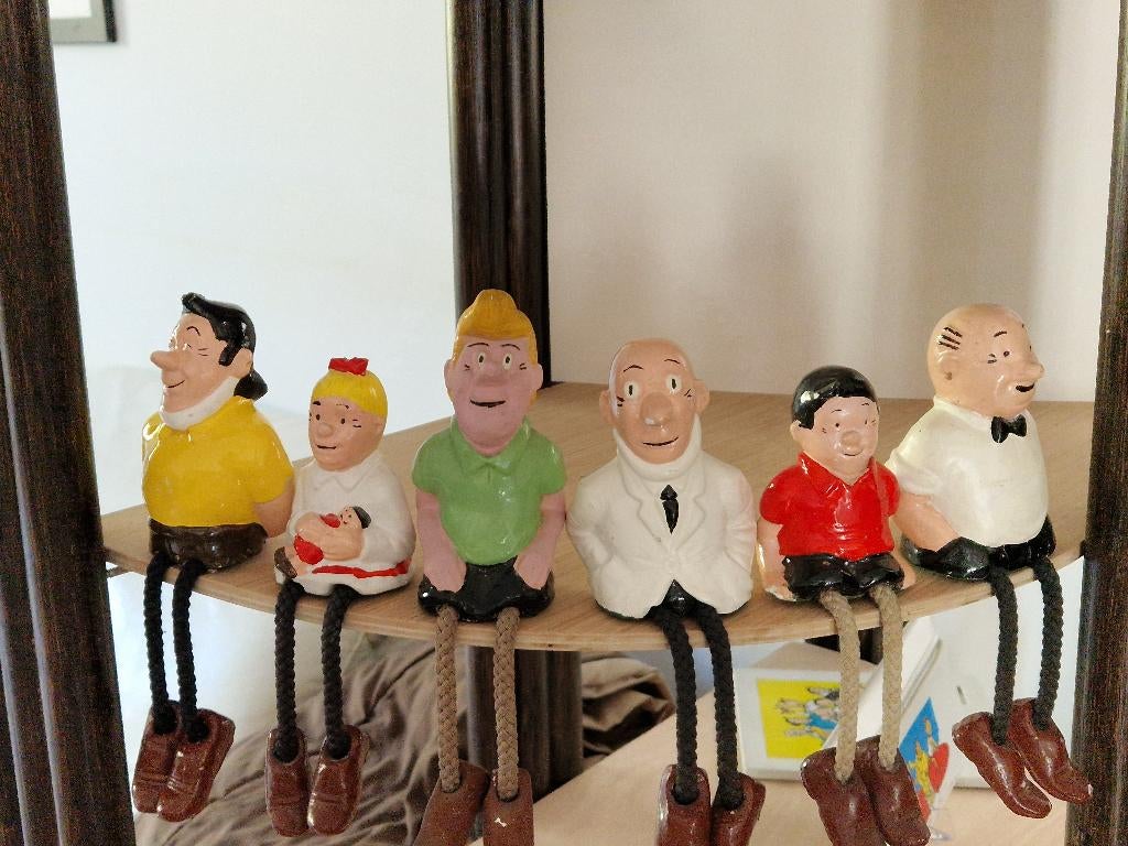 Bob en Bobette - Suske en Wiske - Complete set beeldjes, Ophalen of Verzenden, Suske en Wiske, Zo goed als nieuw, Beeldje of Figuurtje