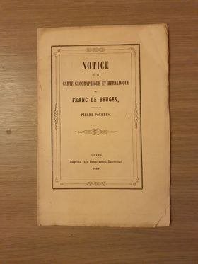 REGIO BRUGGE Notice sur la carte … du Franc de Bruges..., Ophalen of Verzenden, Gelezen