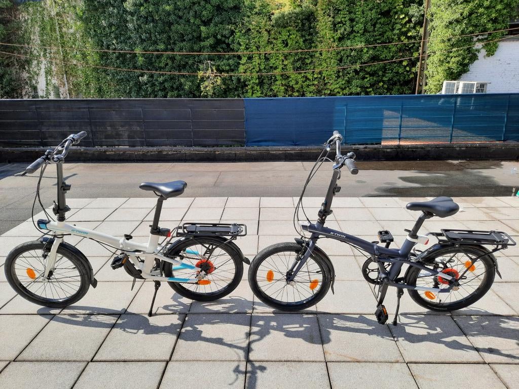 Btwin til 500 ....Dit is de prijs voor 2 fietsen., Enlèvement ou Envoi, Comme neuf, Totalement pliable, 20 pouces ou plus