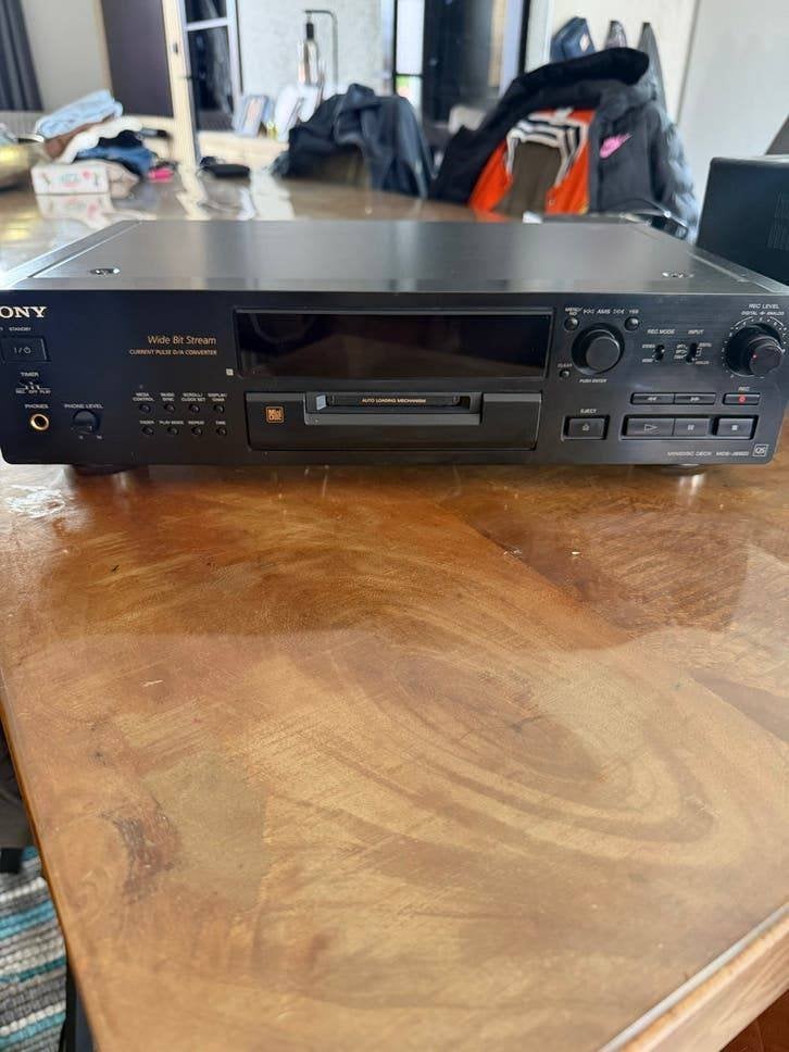 Sony MDS-JB920 Minidisc Recorder - Topmodel QS, Ophalen of Verzenden, Minidisc-speler