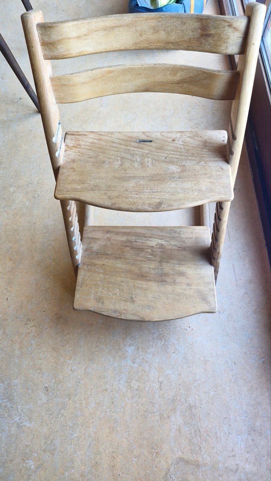 Tripp trapp stokke stoel, Kinderen en Baby's, Ophalen, Gebruikt, Meegroeistoel