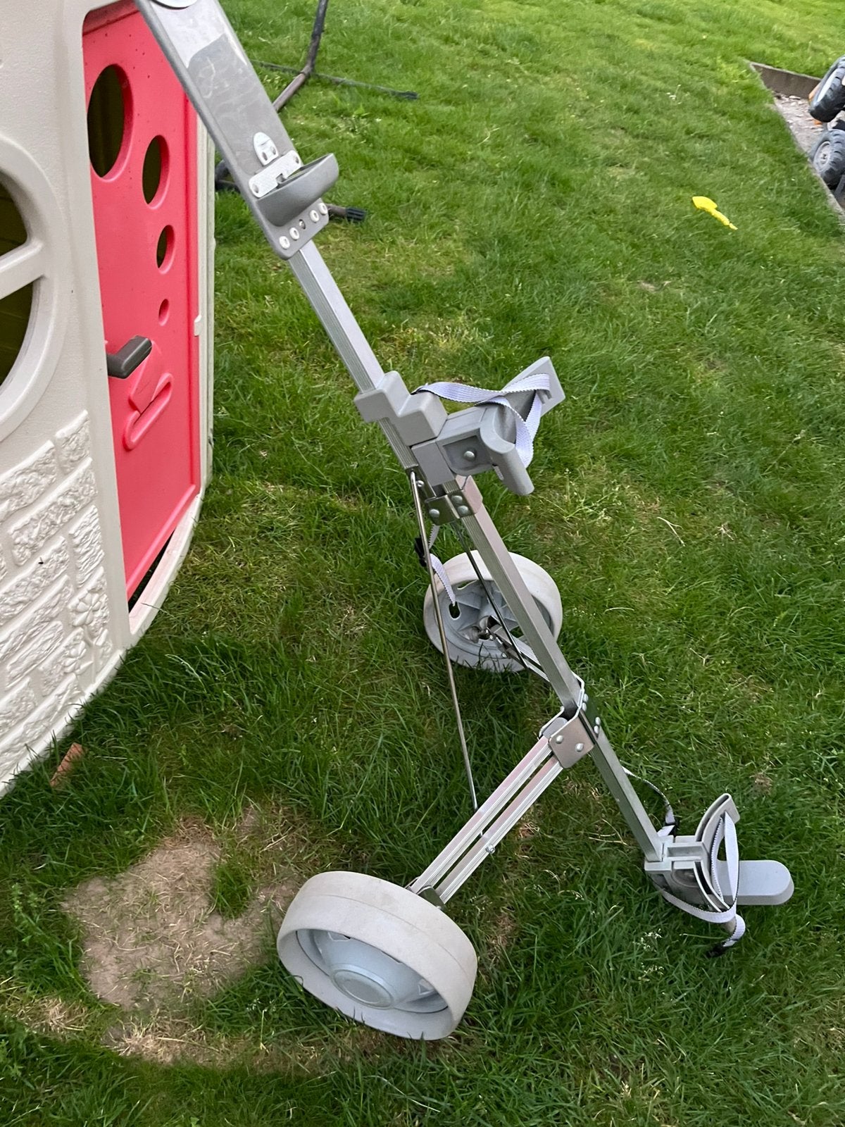 Golf trolley opplooibaar, Ophalen, Zo goed als nieuw