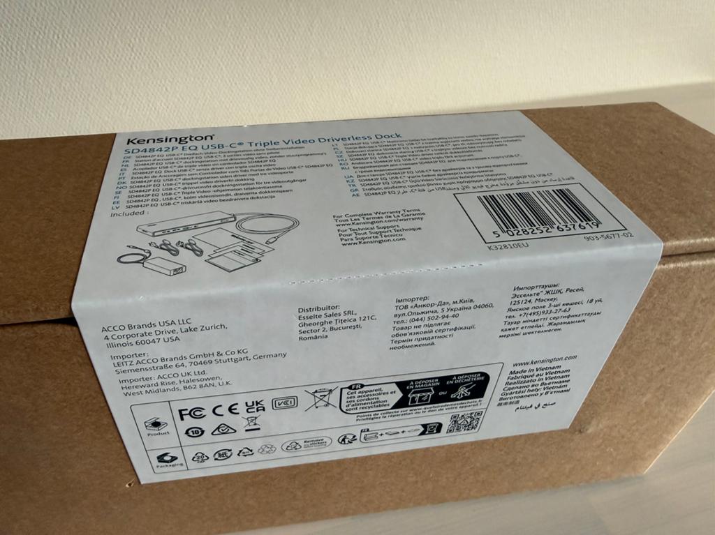 Kensington SD4842P Docking Station (nieuw), Computers en Software, Dockingstations, Nieuw, Docking station, Harde schijf, Laptop