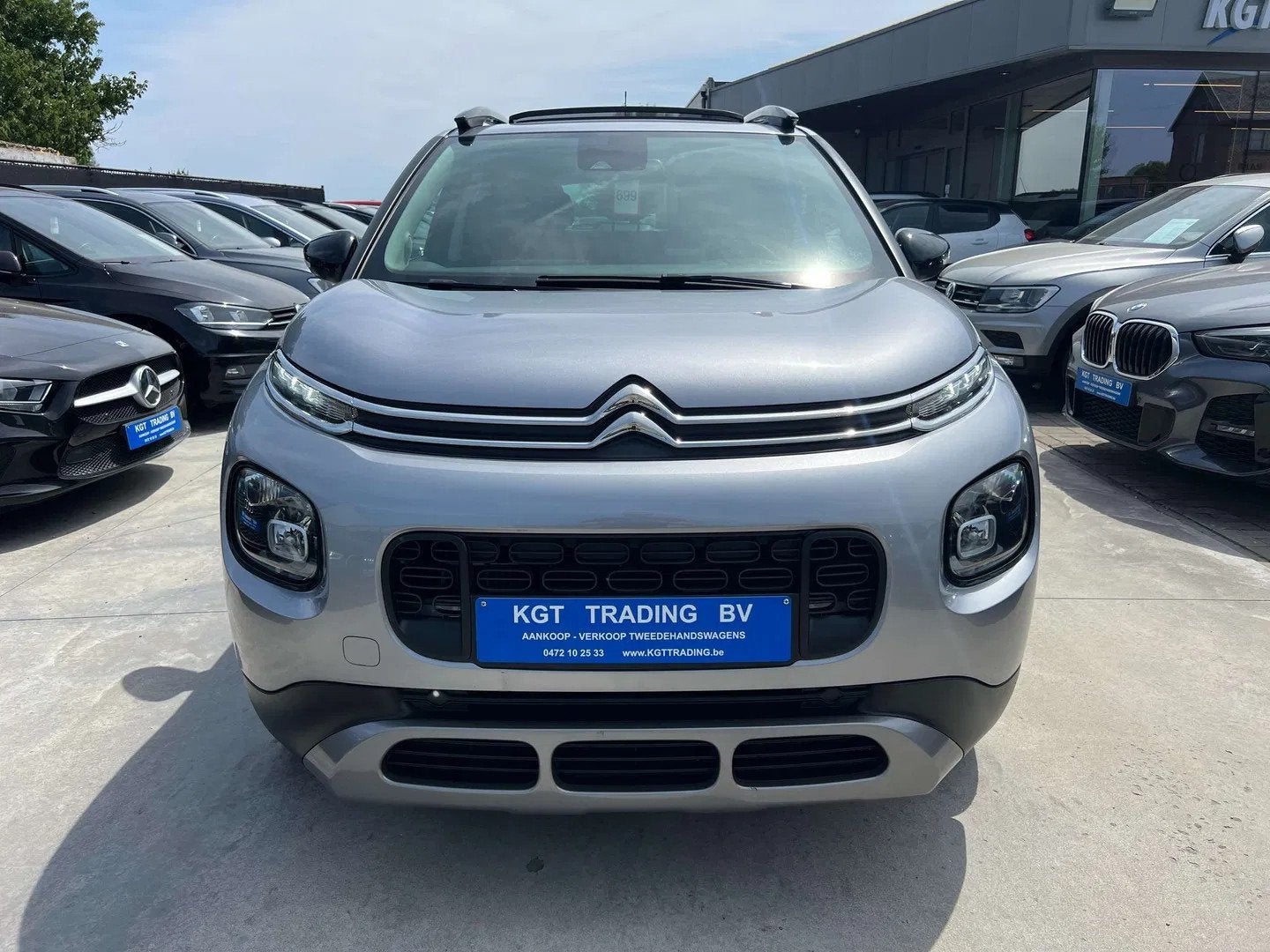 Citroën C3 Aircross 1.2i 110PK NAVIGATIE OPENDAK CARPLAY PD, Autos, Argent ou Gris, Achat, Entreprise, 110 g/km