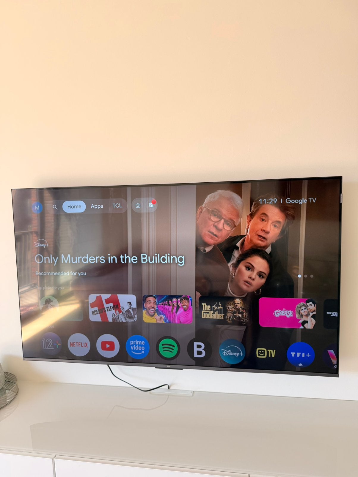 NOUVEAU téléviseur QLED TCL haut de gamme de 55 pouces, TV, Hi-fi & Vidéo, Enlèvement, Comme neuf, QLED