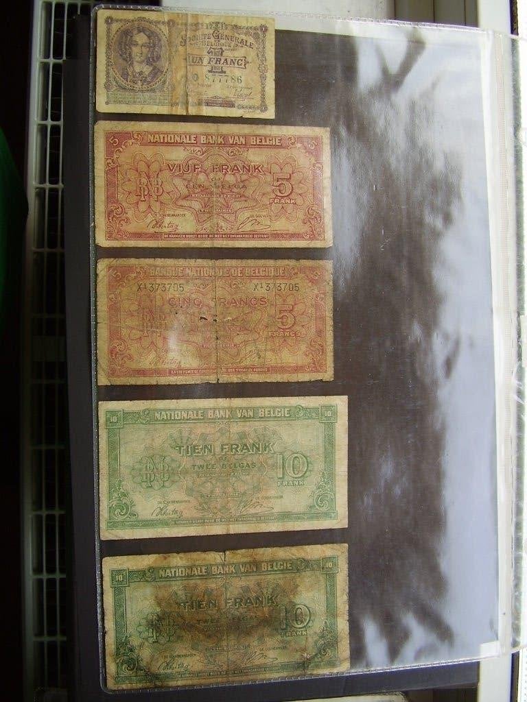 België - Verzameling 27 oude bankbiljetten, Ophalen of Verzenden, Bankbiljetten