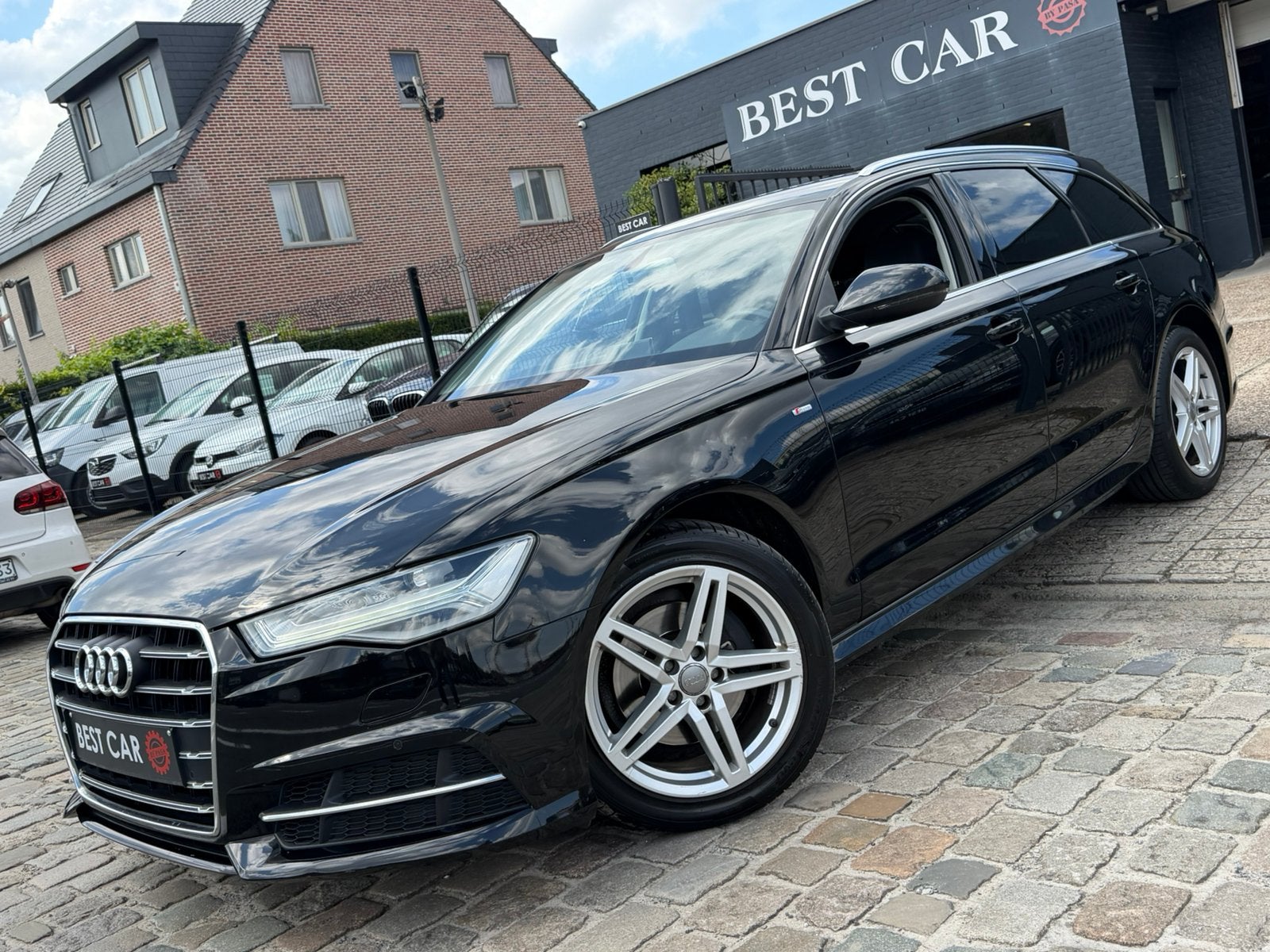 Audi A6 2.0TDi * S Line * Euro6B, Automaat, 4 cilinders, Zwart, 115 g/km