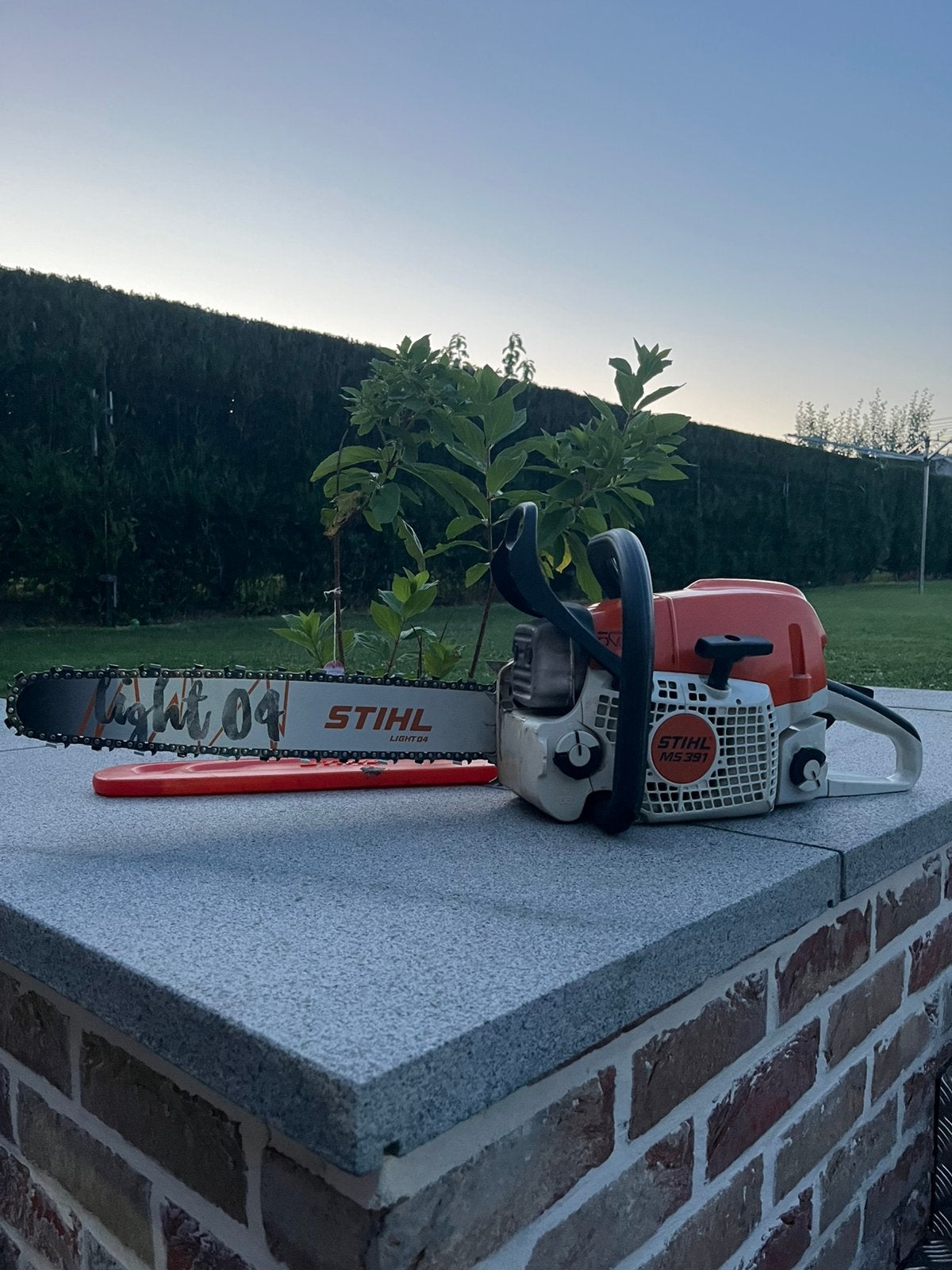 Stihl, Enlèvement, Comme neuf