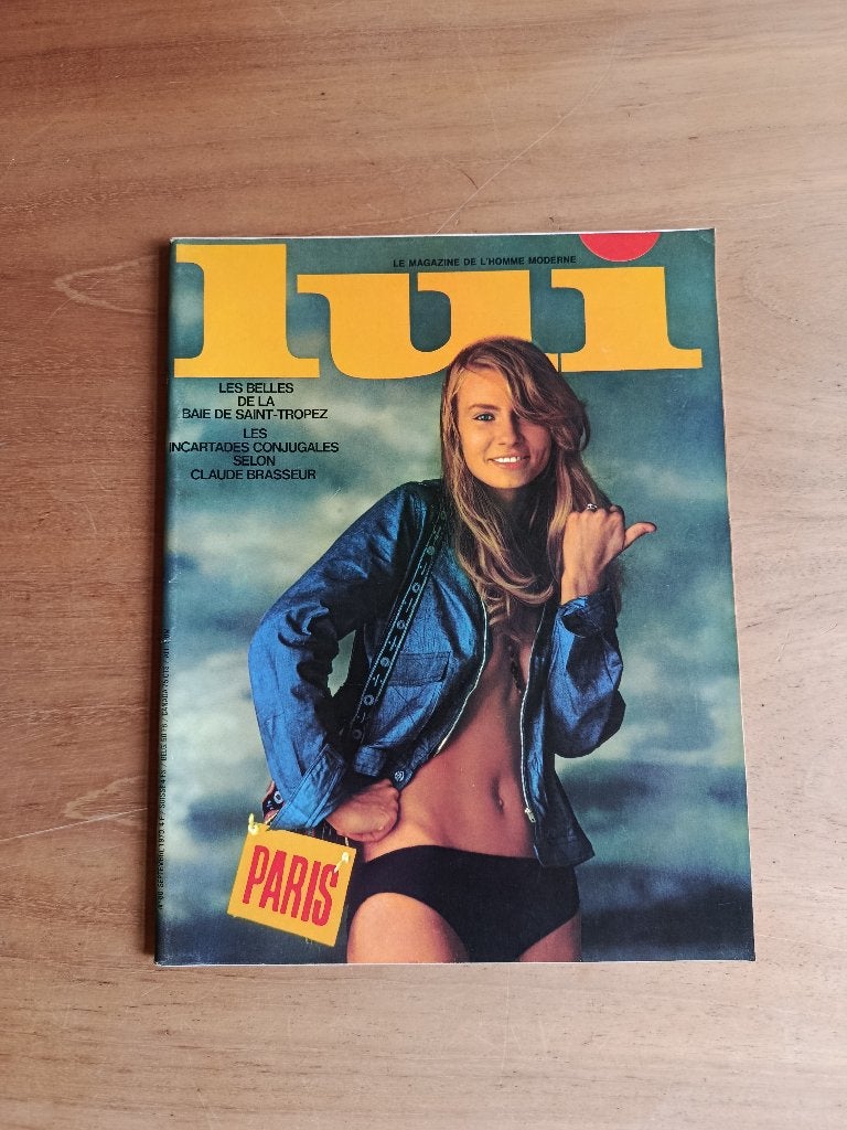 magazines Lui - vintage - érotiques - glamour, Livres, Enlèvement ou Envoi, Utilisé, Gossip, Potins ou Showbizz