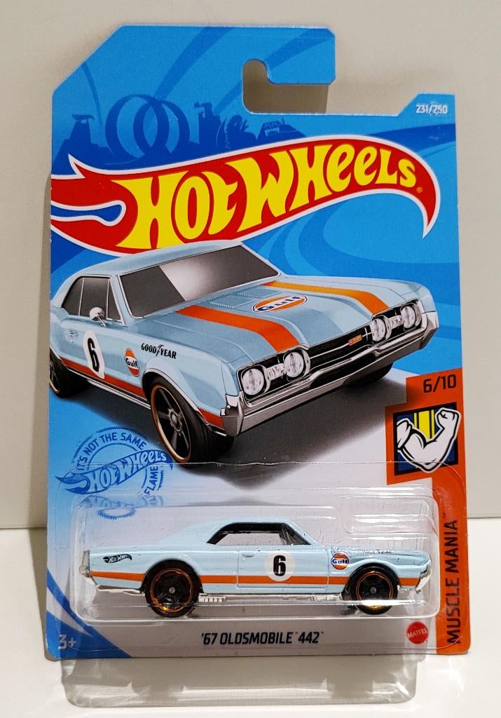 Hot Wheels ´67 Oldsmobile 442 GM Gulf (2020), Ophalen of Verzenden