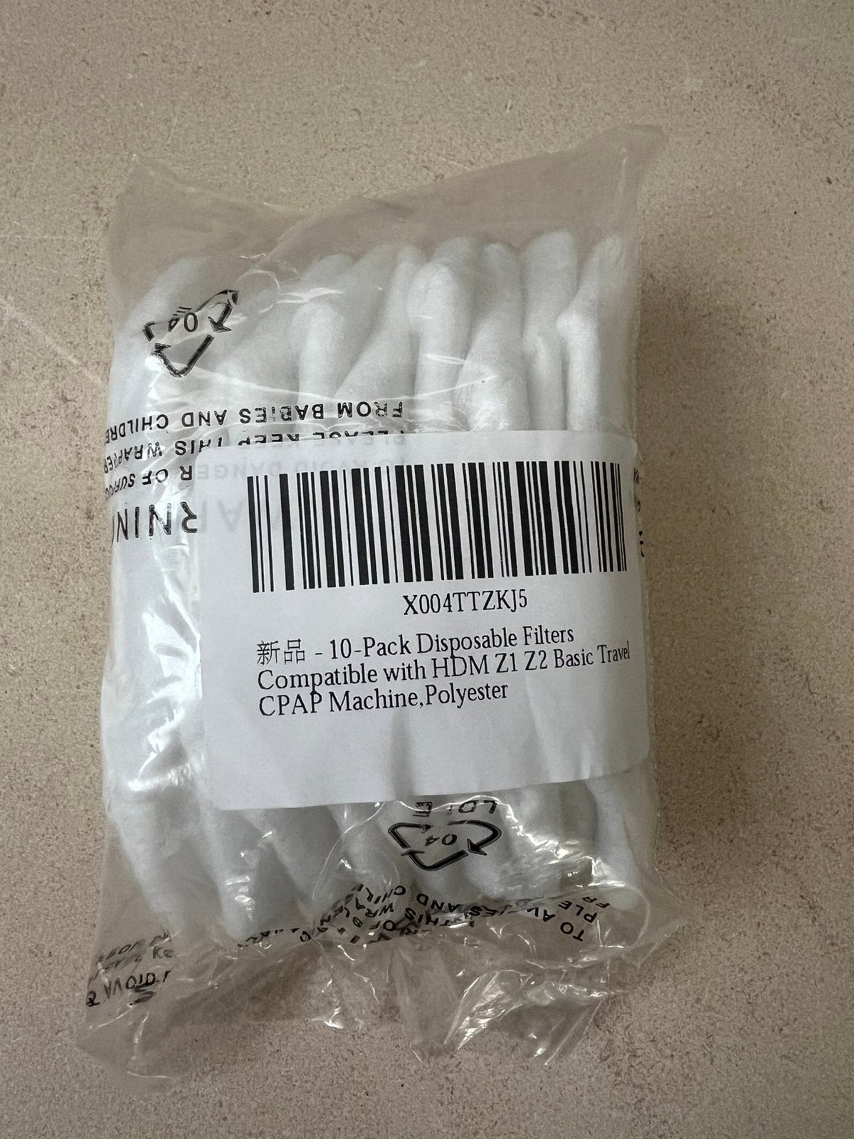 CPAP filters HDM BREAS Z1 Z2 - 10 stuks, Ophalen of Verzenden, Nieuw