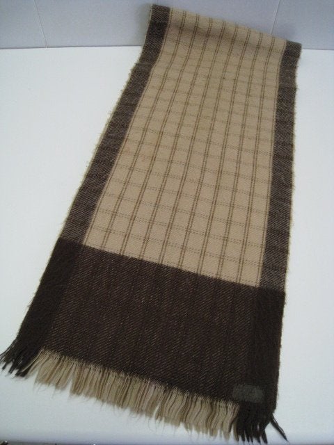 Châle marron clair et foncé, longueur 126 cm x largeur 27 cm, Vêtements | Hommes, Bonnets, Écharpes & Gants, Enlèvement, Écharpe