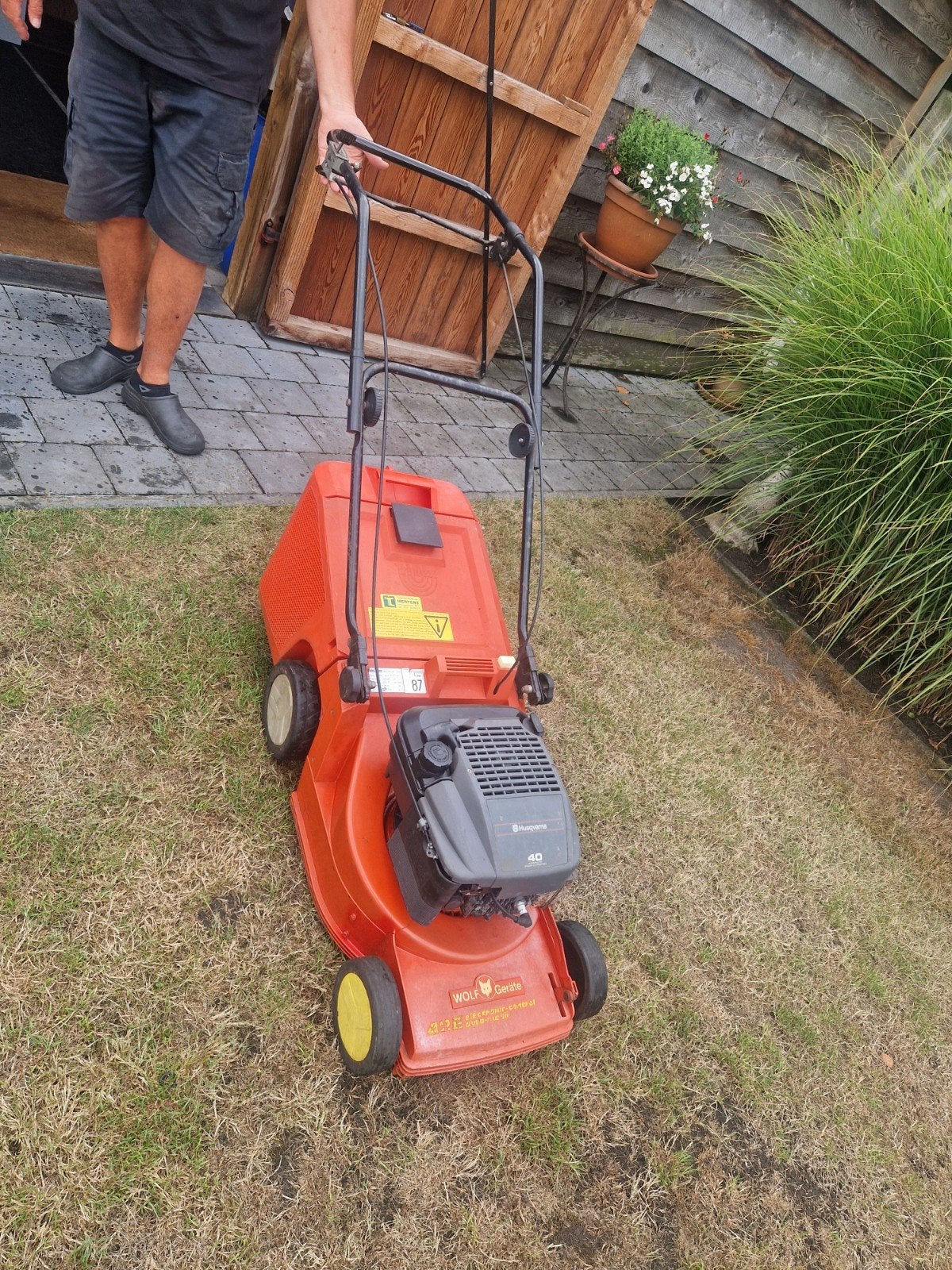 grasmaaier zelftrekker goede staat 120 euro, Tuin en Terras, Ophalen