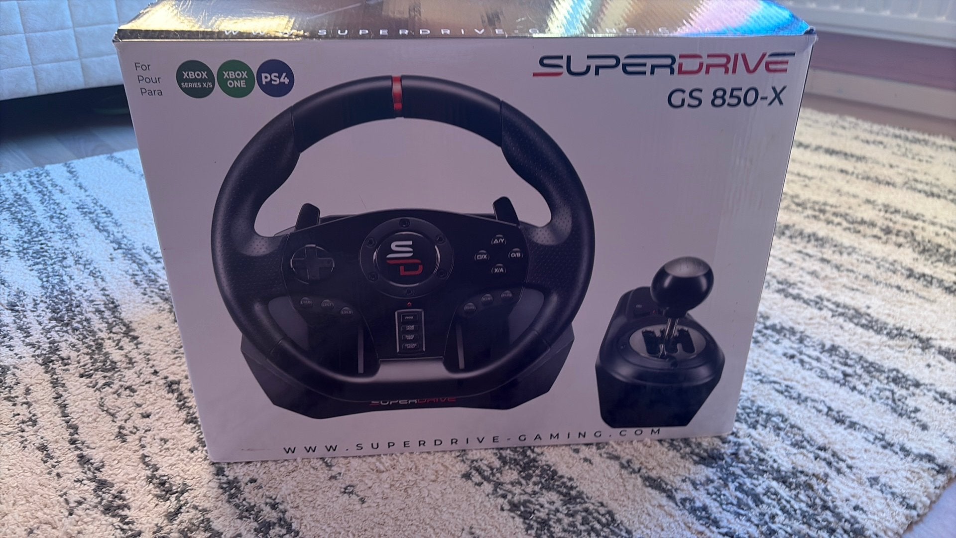 SuperDrive GS850-X Direksiyon + Pedallar + Vites, Ophalen, Zo goed als nieuw