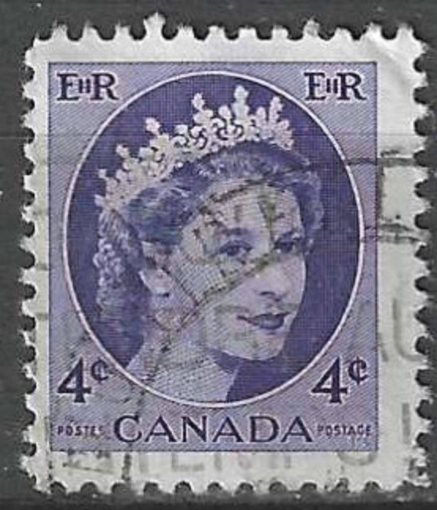 Canada 1954 - Yvert 270 - Reine Elisabeth II (ST), Timbres & Monnaies, Envoi, Affranchi