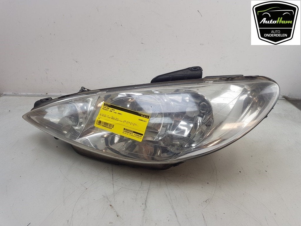 PHARE / OPTIQUE AVANT GAUCHE Peugeot 206 (2A / C/H/J/S), Utilisé, Peugeot