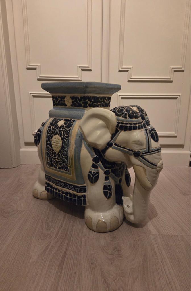 VINTAGE KERAMIEKEN OLIFANT, Ophalen