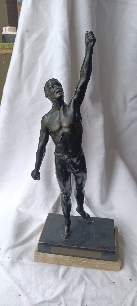 BRONZEN MAN, Antiek en Kunst, Ophalen, Brons