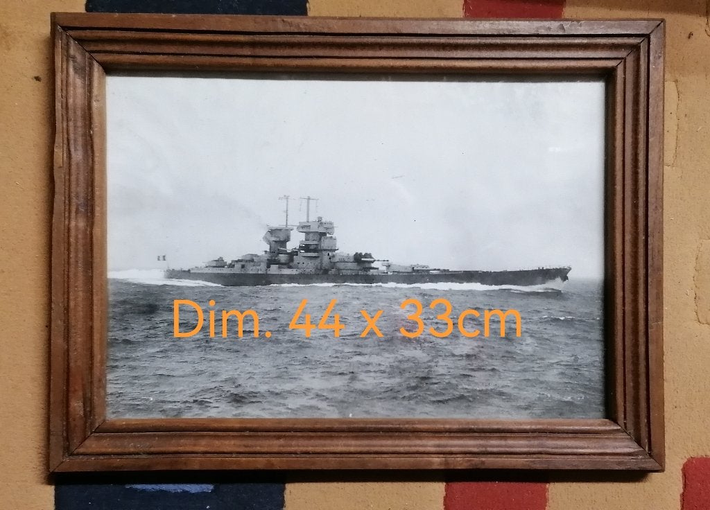Cuirassier Jean BART WO2 Indochine Algerije, Verzamelen, Verzenden, Marine, Foto of Poster