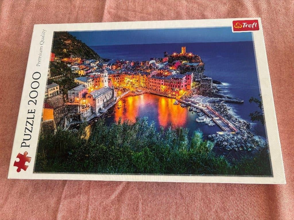 Puzzle 2000 pièces Trefl Cinque Terre, Enlèvement, Plus de 1 500 pièces, Comme neuf, Puzzle