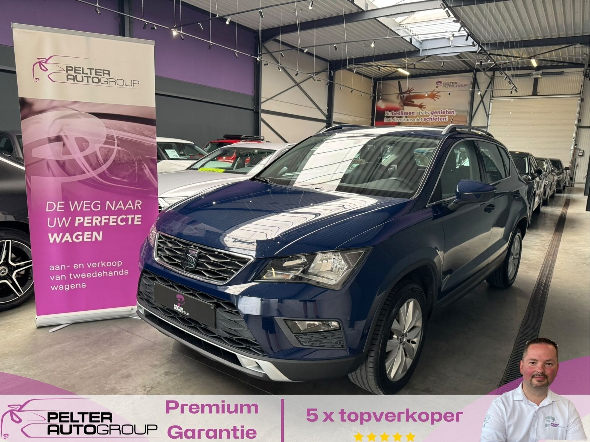 Seat Ateca 1.4TSi DSG Cruise Control Navi PDC Topstaat!, Auto's, Ateca, 5 zetels, 5 deurs, 111 kW