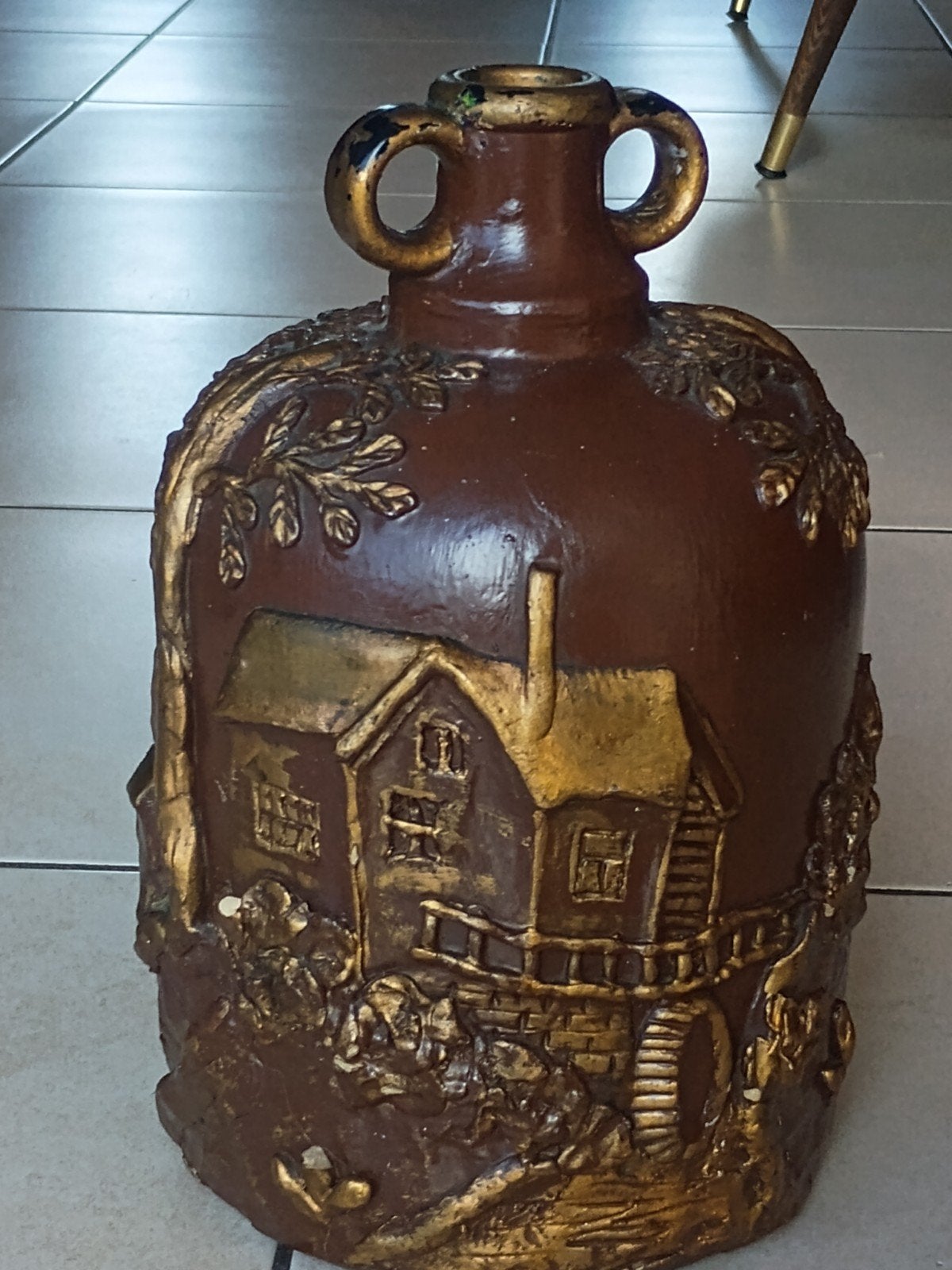 Zeldzame Antieke Britse Militaire SRD Glazen Fles – UGB WOI/, Ophalen of Verzenden