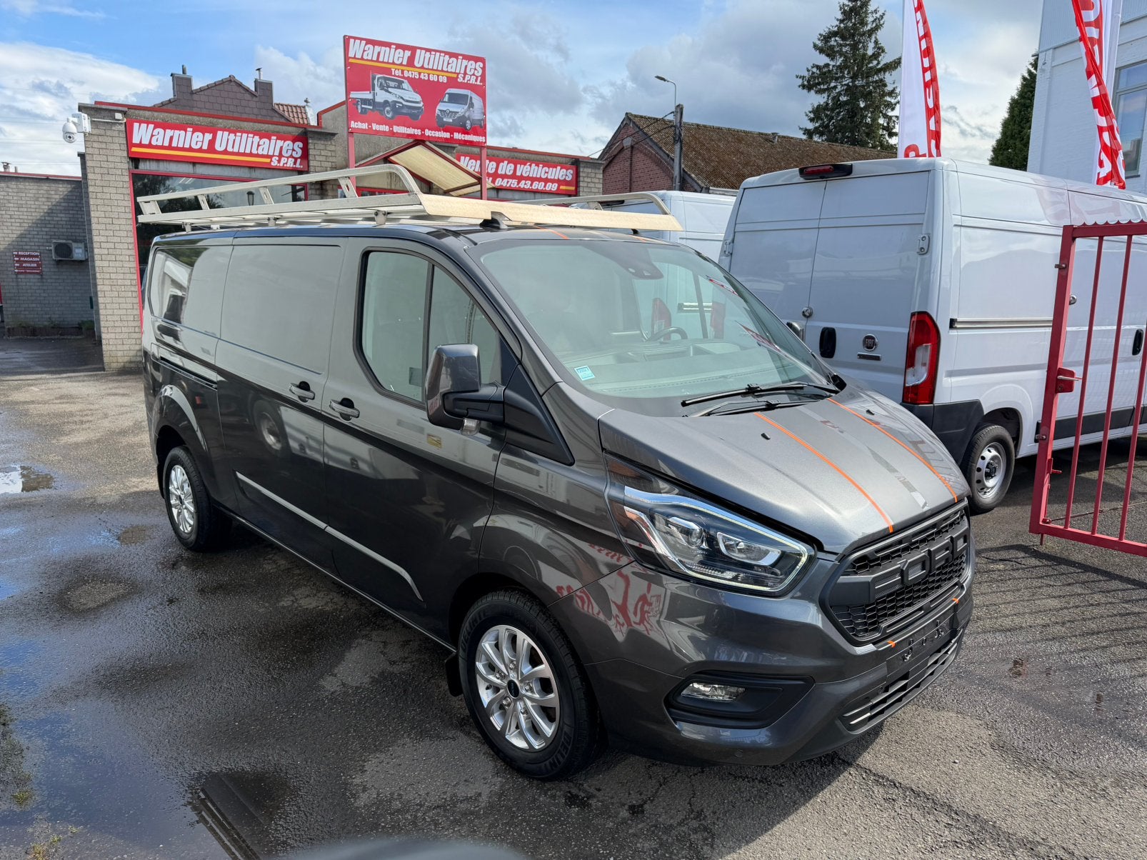 Ford Transit Custom Automatique 25500€ HTVA, Automaat, Stof, 1995 cc, Euro 6