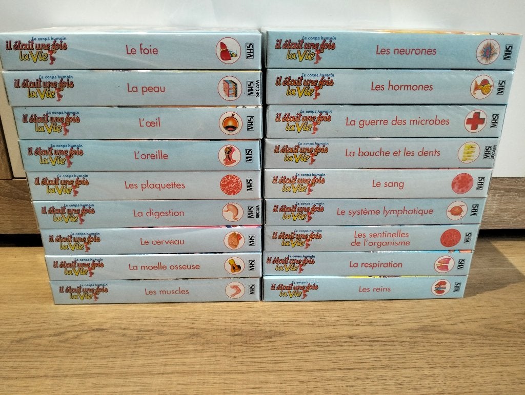 Lot il était une fois la vie VHS, Ophalen of Verzenden, Gebruikt, VHS