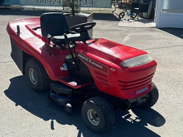 TRACTEUR TONDEUSE AUTOMATIQUE 14.5 CV EJECTION  ARRIERE, Enlèvement, Utilisé, JONSERED, 90 à 120 cm